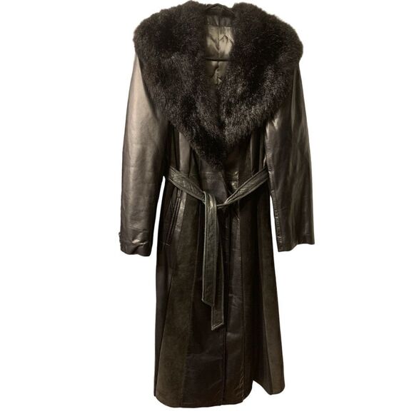 Mr Sabre Rare Vintage Late 70’s early 80’s Leather Coat - Picture 3 of 16